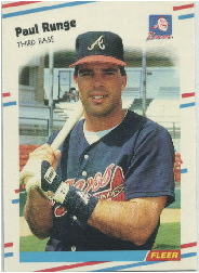 1988 Fleer Update Baseball Cards       071      Paul Runge